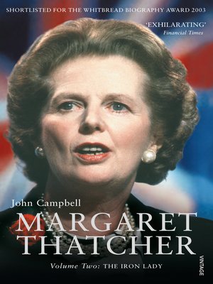 cover image of Margaret Thatcher Volume Two